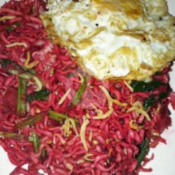 Mie Goreng Merah   Telor   Teri