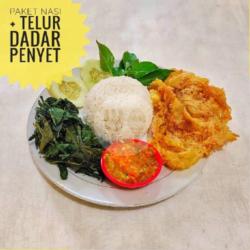 Nasi   Telur Dadar Penyet