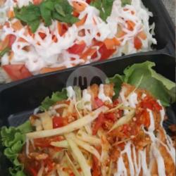 Chicken Katsu Salad Sambal Geprek