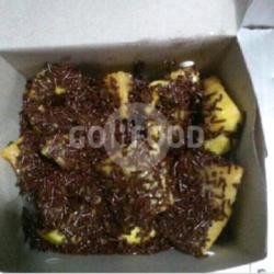 Singkong Susu Coklat