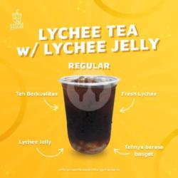 Lychee Tea With Jelly Lychee Regular