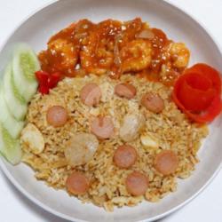 Nasi Goreng Udang Asam Manis