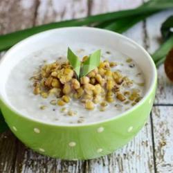 Bubur Kacang Ijo Aja  Susu Roti Tawar