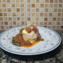 Yong Tahu Ayam Udang Bumbu Kacang