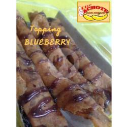 Piscok Banana Chocolate Topping Blueberry