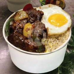 Black Papper  Beef Bowl With Papper Rice