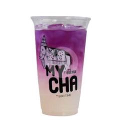 Blue Pea Iced Lemon Tea