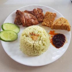 Nasi Pandan Ayam Lunak