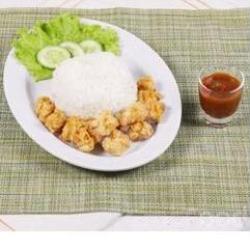 Chicken Pop   Nasi