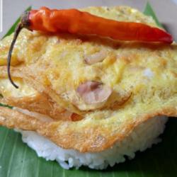 Nasi Bungkus Telor Martabak