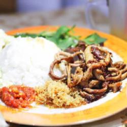 Nasi   Usus Ayam Bakar Bumbu