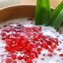 Bubur Pacar Cina, Santen Dipisah