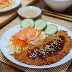 Nasi Chicken Katsu Saos Barbeque