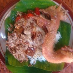 Nasi Gudeg  Krecek Kepala Ayam