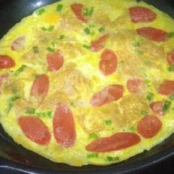 Telur Dadar Sosis