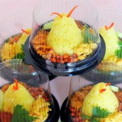 Nasi Kuning Tumpeng Mini