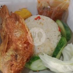 Pket Nasi Gonjleng Komplit Ikan Nila