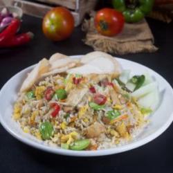 Nasi Goreng Ikan Asin Pete