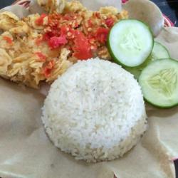 Ayam Geprek   Nasi