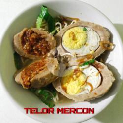 Bakso Telor Campur Mercon