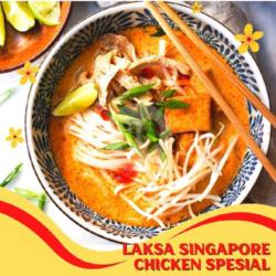 Mie Laksa Singapore Chicken Spesial