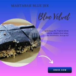 Martabak Blue Velvet (1) Toping : Coklat - Susu