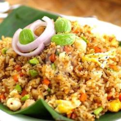 Nasi Goreng Telur Ati Ampela Gratis Es Durian