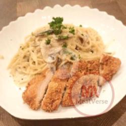 Chicken Katsu Carbonara