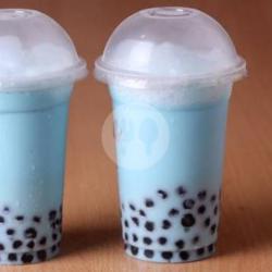 Milkshake Vanila Blue   Bubble