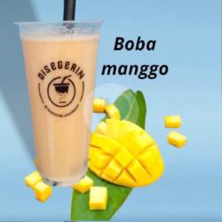 Milk Shake Manggo Topping Bobaa Cup Jumbo 22 Oz