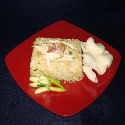 Nasi Goreng Ijo Ayam Geprek