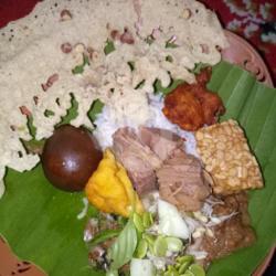 Nasi Pecel Telur Cit