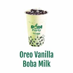 Oreo Vanilla Boba Milk