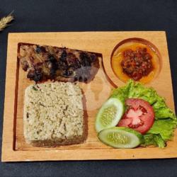 Nasi Ayam (fillet Paha) Sambal Bawang (tanpa Sendok)