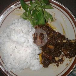 Bebek Bumbu Hitam   Nasi