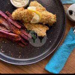 Baked Fish And  Fries