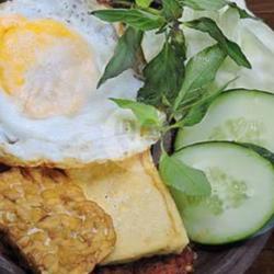 Nasi Penyet Tahu Tempe Telur