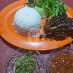 Nasi Bebek Bakar Sambal Ijo Merah(free Teh Pucuk Harum / Le Minerale / Aqua)