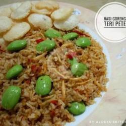 Nasi Goreng Ikan Teri  Pete  Telur