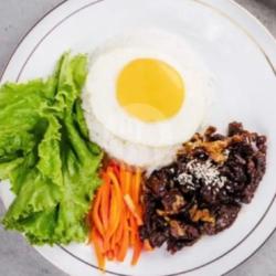 Nasi Beef Bulgogi   Telur