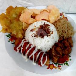 Nasi Uduk Sosis Bakar