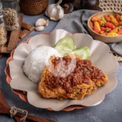 Ayam Geprek   Nasi Sambel Terasi