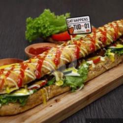 Roti John Sapi   Keju