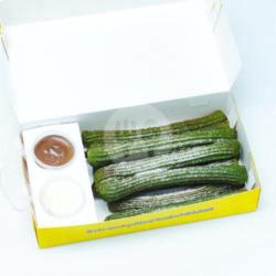 Churros Greentea Taburan Gulaputih