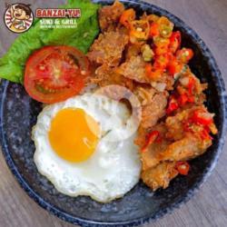 Chicken Skin Sambal Matah