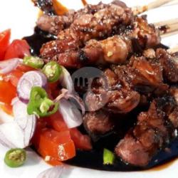 Sate Ayam Campur Kulit Bumbu Kecap