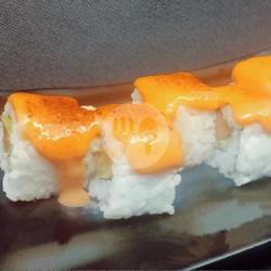 Mentai Volcano Sushi Roll