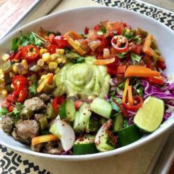 Marinated Beef Steak - Carne Asada Salad