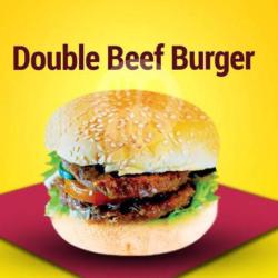 Double Beef Rainbow Burger