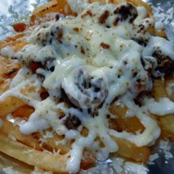 Chicken Shawarma Crispy Fries Mozzarella